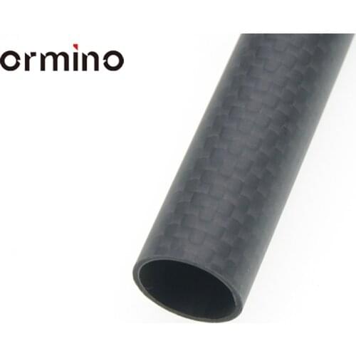 Ormino Carbon Fiber Tube 14mm X 12mm Drone Quadcopter Frame arm Landing Gear Rc Drone kit Hexacopter 14X12X500mm Tube 14mm