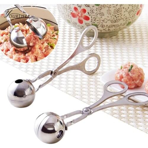 OYOURLIFE Stainless Steel Meatball Maker Kitchen DIY Beef Mutton Fish Meat Meatballs Making Mold Cooking Kitchen Accessories