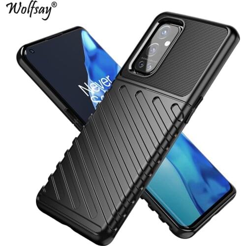 Rugged Fiber Shield Cover For OnePlus 9 Pro Case Bumper Silicone Full Cover Back Case For OnePlus 9 Pro Case For One Plus 9 Pro