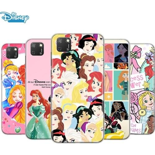 Transparent Cover Disney cute princess For Honor 9 9S 9A 9C 9X 9N 9i V9 10 10i 10X X10 Lite Pro Shockproof Phone Case