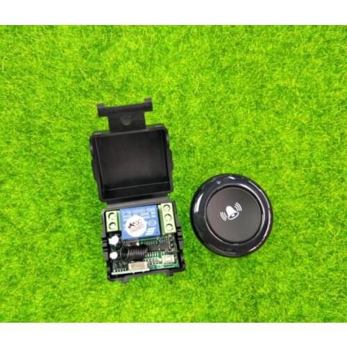 DC 12V Radio frequency RF remote control switch Electric door/Doorbell/alarm switch 433.92 mhz learning code