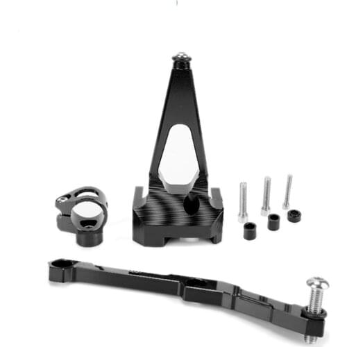 Motorcycle Handlebar Adjustable Steering Stabilize Damper Bracket Mount Kit for MT09 FZ09 2013-2017