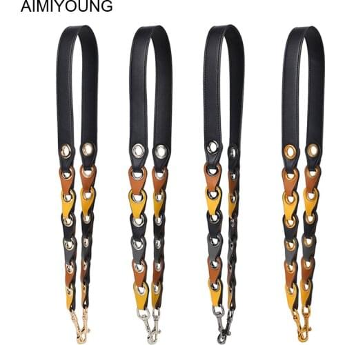 AIMIYOUNG Bag Strap Shoulder Bag Belt Wide Strap Crossbody Bag Pu Leather Belt Replacement Strap Accessory Bag Part Belt For Bag