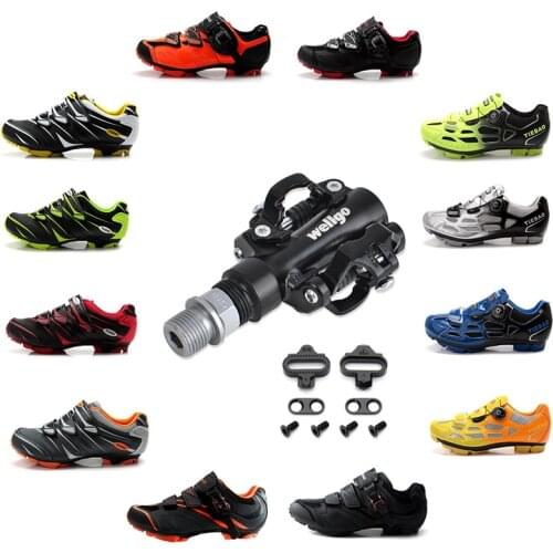 TIEBAO Sapatilha Ciclismo Mtb Cycling Shoes SPD Pedals Self-locking Breathable Mountain Bike Shoes Athletic Bicycle Riding Shoes