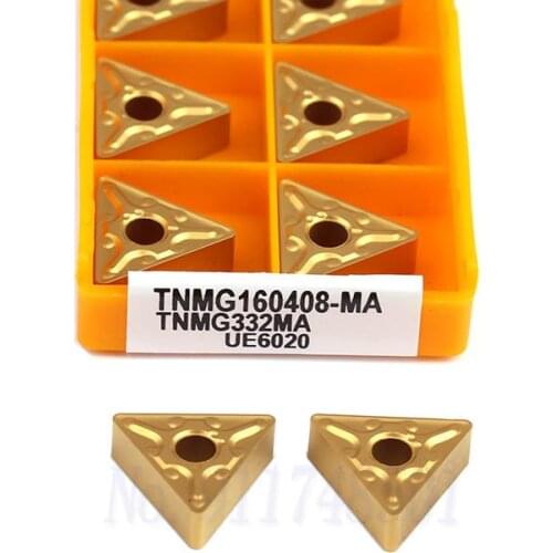 TNMG160404-MA TNMG160408-MA VP15TF UE6020 US735 Carbide Blade Steel Turning Tool CNC Lathe Turning Insert External Turning Tool