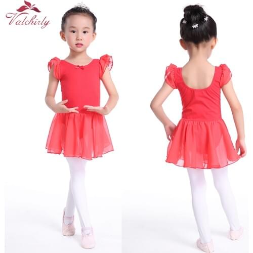 Red Leotards Girls Dance Costumes Gymnastics Toddler leotard Ballerina 5 Colors for you