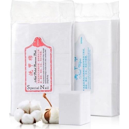 High quality Nail Art Polish Gel remover Pads Wipes Application nail polish remover cotton and wash nail wipes