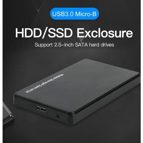 Hard Drive Disk Enclosure HDD SSD Mobile External Box 2.5 inch USB 3.0 8TB 6Gbps for Household Computer Accessory