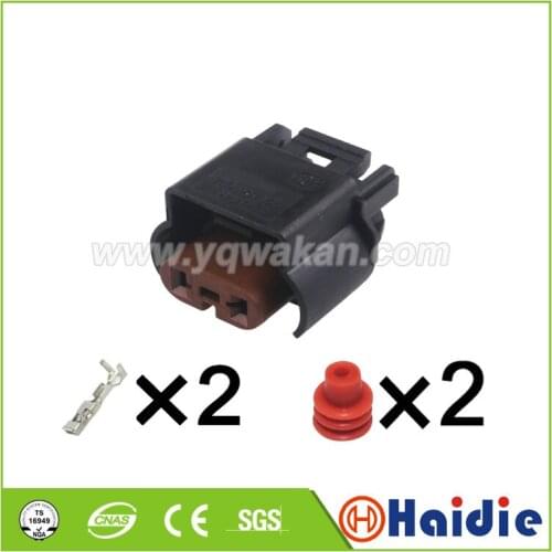 Free shipping 5sets 2pin VW Passat auto waterproof connector plug wiring harness connector 15336117