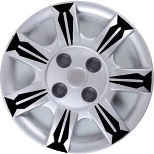 1set for Chevrolet sail 2010-2014 4 tires Car wheel hub Sticker Carbon fiber Personalized car sticker