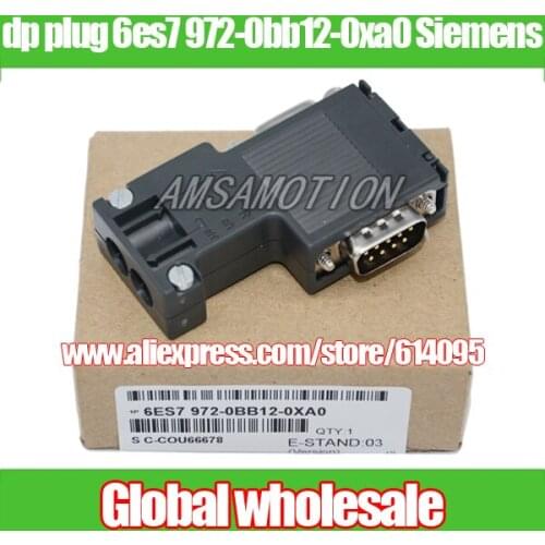 1pcs dp plug 6es7 972-0bb12-0xa0 for Siemens / profibus bus connector / 90 degrees programming port Electronic Data Systems