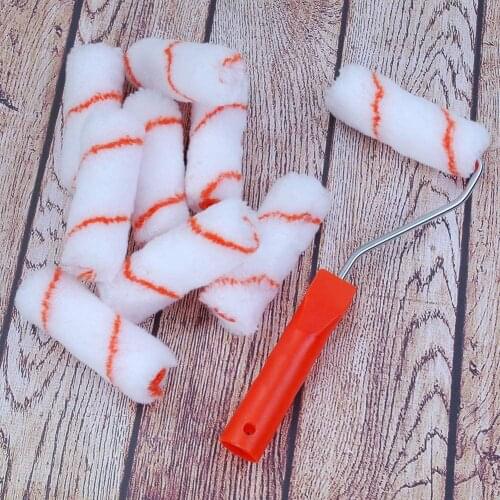 10Pcs 4inch Household Wall Art Decoration Pattern Painting Roller Embossing Hand Tool for Home Wall Paint Roller