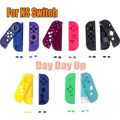 2sets For Nintendo Switch NS JoyCon Joy Con Controller Replacement Housing Shell Case for NS Switch Right Left SL SR Buttons