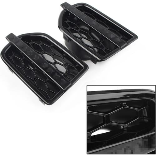 For Land Rover LR4 Car Side Grille Air Intake Fender Vents Grill in Santorini 2010 2011 2012 2013 2014 2015 2016 Gloss Black