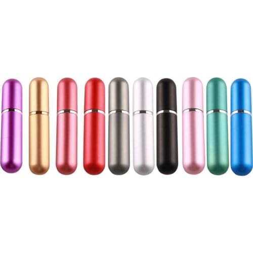 5ml Refillable Mini Perfume Spray Bottle Aluminum Spray Atomizer Portable Travel Cosmetic Container Perfume Bottle