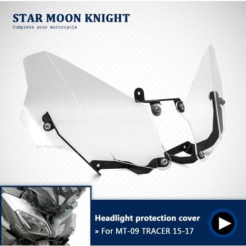 Motorcycle Accessories Grille Headlight Protector Guard Lense Cover For YAMAHA MT-09 TRACER 2015 2016 2017 MT09 Tracer