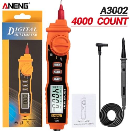 ANENG A3002 Digital Multimeter Pen Type Non Contact ACV/DCV Electric Handheld Tester Electrical Instruments