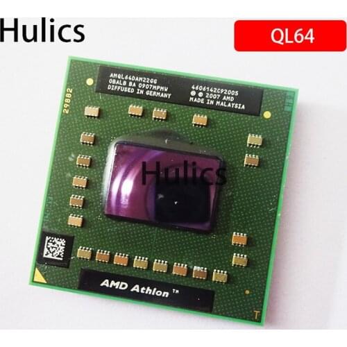Hulics Original 2007 07 AMD Athlon 64 X2 QL-64 QL 64 QL64 2.1 GHz Dual-Core Dual-Thread CPU Processor AMQL64DAM22GG Socket S1