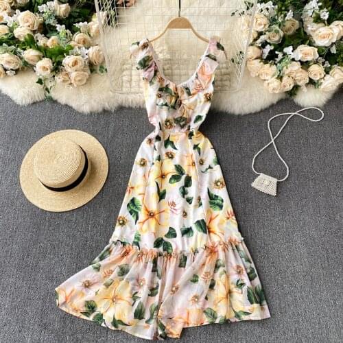 FMZXG Floral Summer Dresses