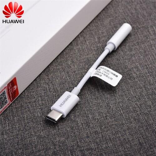 Huawei USB Type C 3.5mm Earphone Jack Aux Audio Cable Adapter Headphone Original For P30 P20 Pro MATE 10 20 RS X Honor Converter