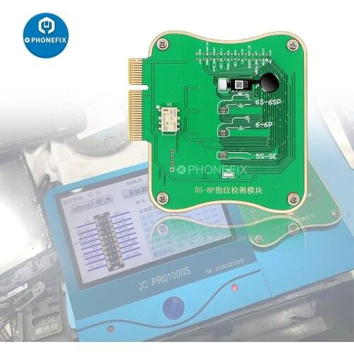 JC Pro1000s FPT-1 Fingerprint Home Button Testing Module For iPhone 5S 6G 6p 7 7p 8 8p Reading Write Fingerprint SN Programmer