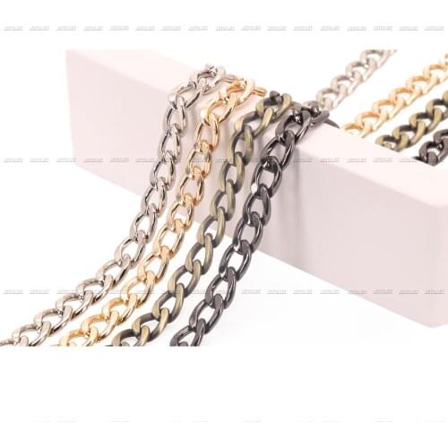 Fashion Length 40CM Handbag Metal Chains Bag Chain DIY Purse Chain Shoulder Bag Replacement Chain Hardware Bag Parts Accessories
