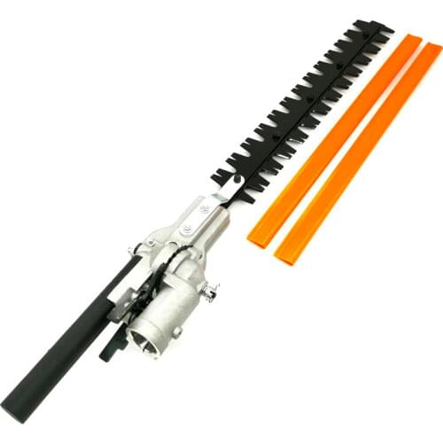 Newest 26mm 5.3mm Square Pole Hedge Trimmer Bush Cutter Head Grass Trimmers For Garden Power Tool Chainsaw Tools Chain Saw