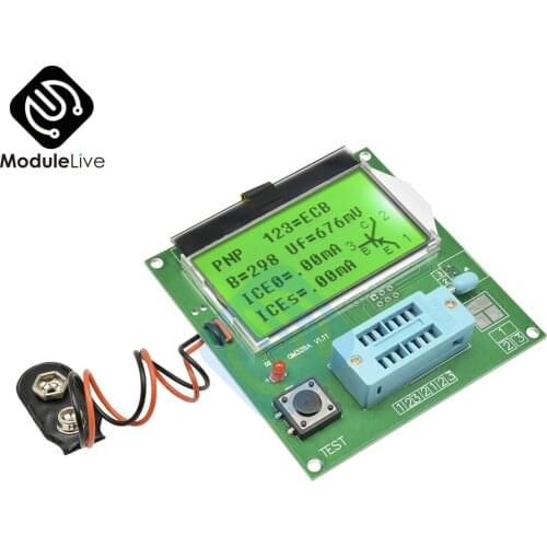 New Arrival Component Digital LCD GM328A Transistor Tester Capacitance LCR \RLC\PWM Meter MOS/PNP/NPN V2PO