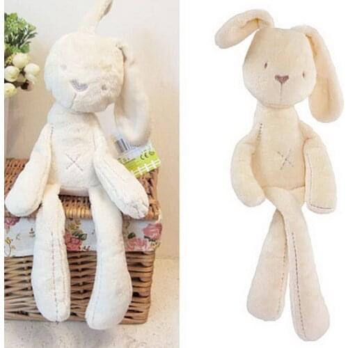 New Fashion Soft Stuffed Animals Kids Animal Rabbit Sleeping Cute Cartoon Plush Toy Stuffed Animal Dolls Children Birthday Gift