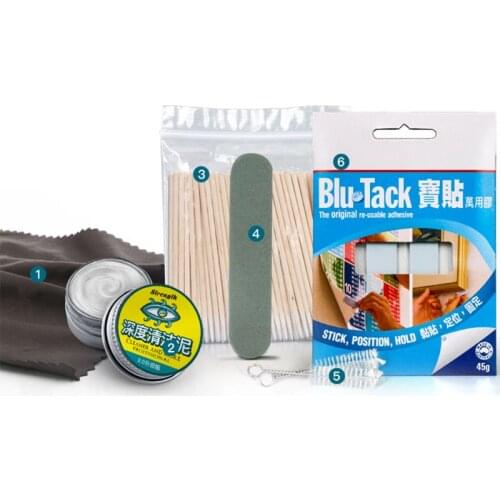 1Set Disposable Cotton Stick Clean Brushes Cleaning Tools Kit for Airpods 1/2 Case Earphone Phone Charge Port Cleaner