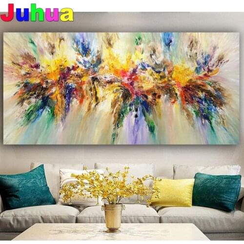 Full Square Round Diamond painting Abstract Colorful Scenery 5d cross stitch Diamond mosaic 3d diamond embroidery Sale Wall Art