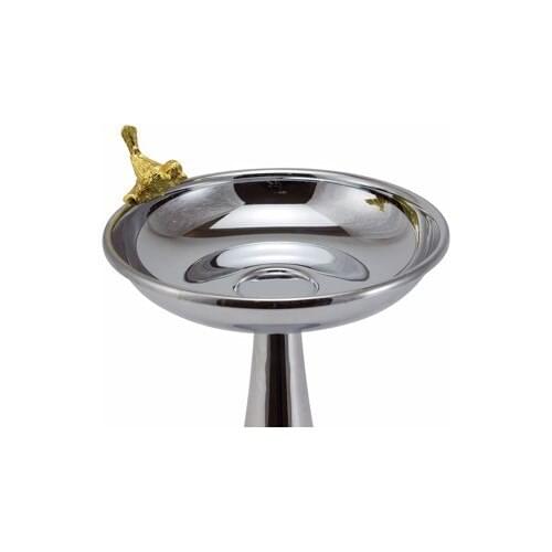 Tmall Home Design Flip Silver Metal Candle Holder