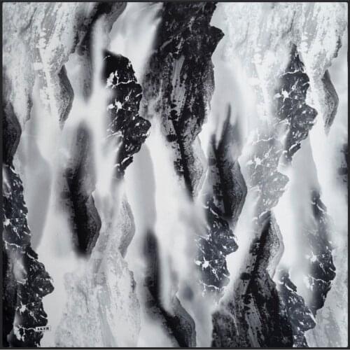 AKER SILK CREPE SATIN SCARF 7935701-312