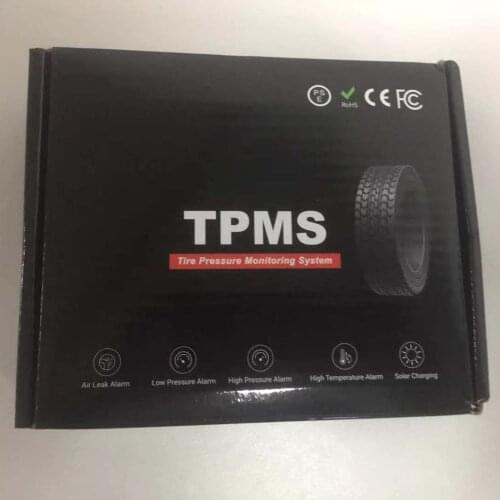 Car tire pressure monitoring system real-time pressure and temperature warnings