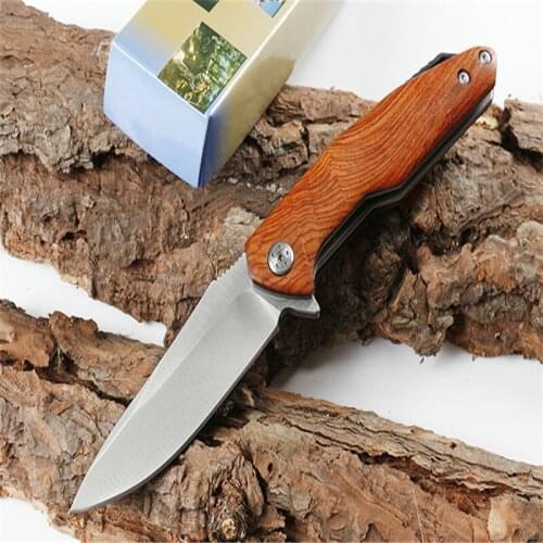 Great Three Swordsmen Folding Knife (Three Styles) Steel Plate Handle 7cr13 Sharp Blade Survival Kitchen Outdoor EDC Tool Gift