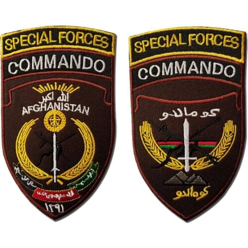 Embroidery Cloth Hats Velcro Patches United States Army Special Assault Squad in Afghanistan Tactical Badge Backpack Stickers