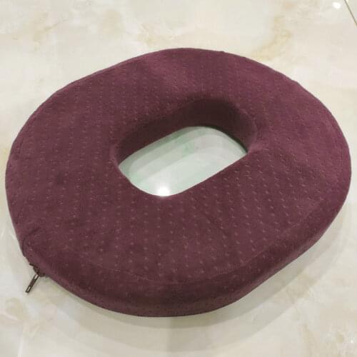Comfort Donut Seat Cushion Sofa Hemorrhoid Memory Foam Anti Hemorrhoid Massage Tailbone Pillow Car Office Seat Cushion F0474
