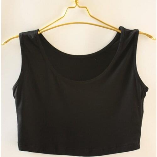 Women Tanks Sleeveless Wrap Chest Stretch Underwaist U-neck Top Solid Color Wrap Chest Breathable Crop Top Casual Workout Vest