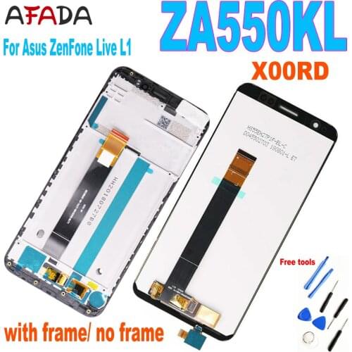 5.5" For Asus ZenFone Live L1 ZA550KL X00RD LCD Display Touch Screen Digitizer Assembly +Frame Replacement Parts