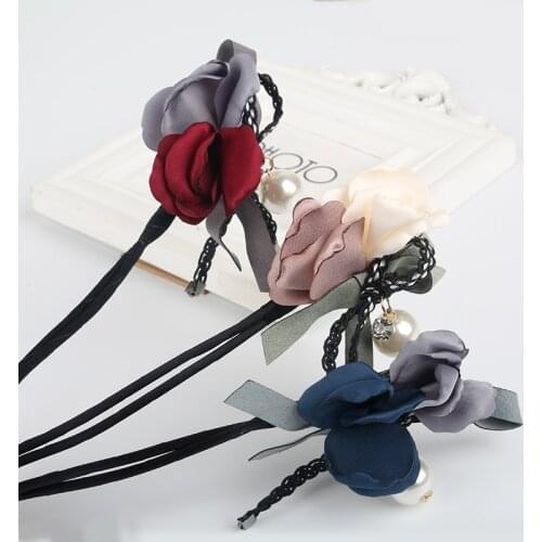 1pc/lot Korea Pearl Flowers Fabric Styling Magic Variety Sponge Clip Foam Bun Curler Hairstyle Twist Maker for Hair Accessories