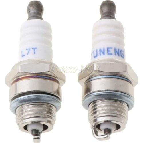 2Pcs 25cc 52cc 62cc Chainsaw Brush Cutter Spark Plug for 2 Stroke Engine MS180 MS250 MS070 Husquarna 365 Trimmer 260 430-V003