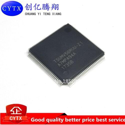 2PCS TSUMV56RUE-Z1 TSUMV56RUE TSUMV56 TSUMV56RUU-Z1 TSUMV56RUU QFP128 IC LCD CHIP IN STOCK