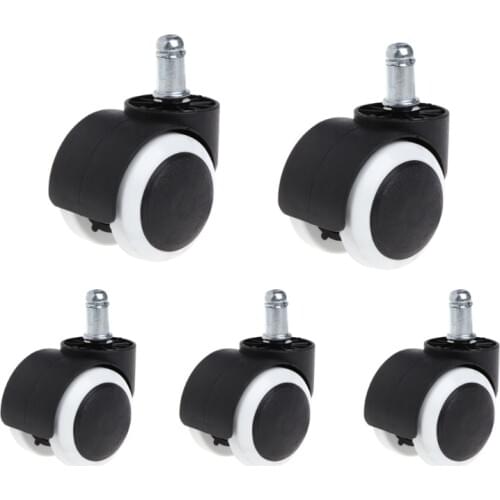 5 Pcs 2" Office Home Chair Swivel Casters Mute Wheel Universal Replacement