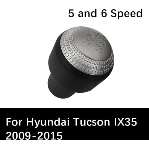5 Speed Car Gear Shift Knob For Hyundai Tucson IX35 2009 2010 2011 2012 2013 2014 2015 Auto Manual Lever Shifter handle Knob