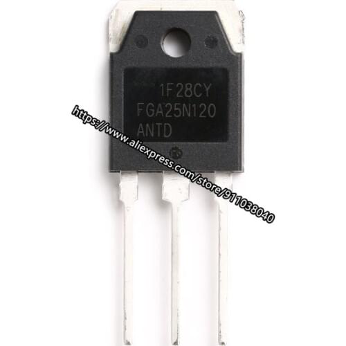 5cs/lot FGA25N120ANTD FGA25N120 1200V 50A TO3P In Stock