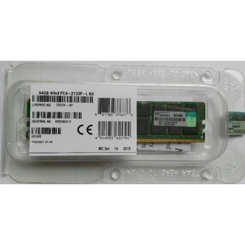 726724-B21 752373-091 774176-001 64GB DDR4 2400T Ensure New in original box. Promised to send in 24 hours