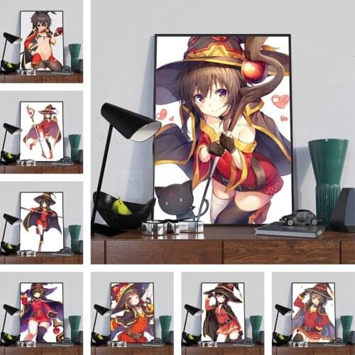 5D DIY Embroidery Diamond Picture Japanese Anime Home Decor Painting Full Round Drill Character Handmade Cross Stitch Wall Art
