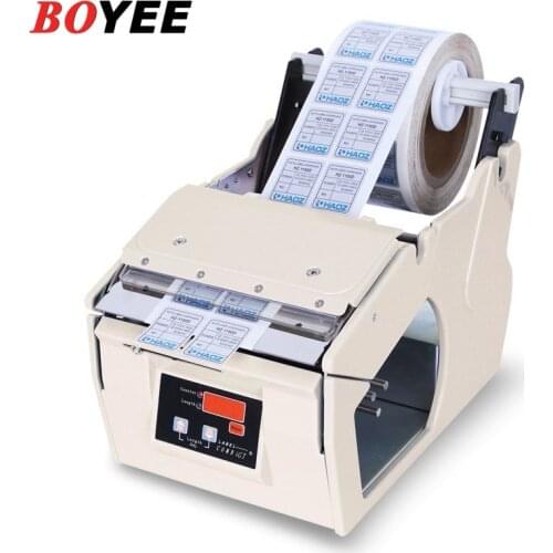 BOYEE Automatic Label Dispenser X-130 Manual Sticker dispenser Semi-Automatic Label Stripping Machine
