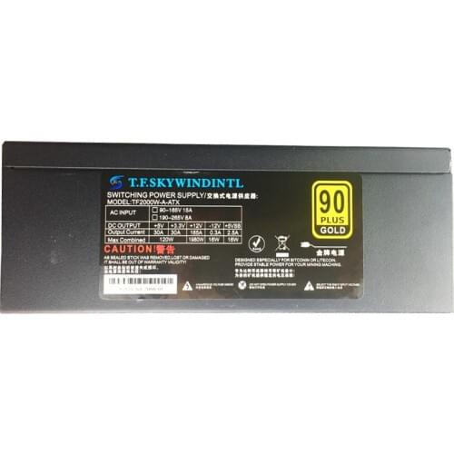 2000W Power Supply 2000W ATX PSU For Mining Machine 2000W Coin Mining Power Supply PSU For 8 GPU BTC Eth Rig Ethereum Miner Gold