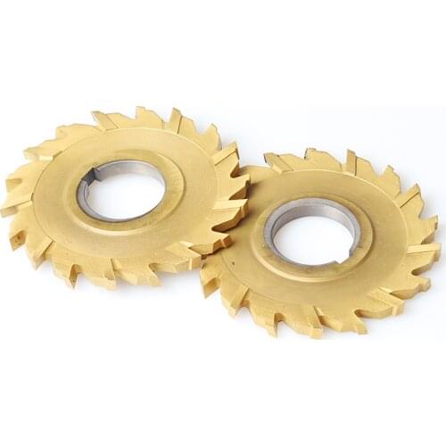 Woodworking Tools Tungsten Carbide Tipped Blade Face Milling Side Edge Welding Tungsten Steel Rough Grooving Milling Cutter